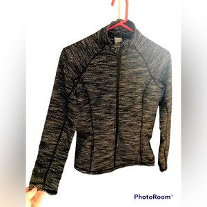 Fitness Jacket Black and white